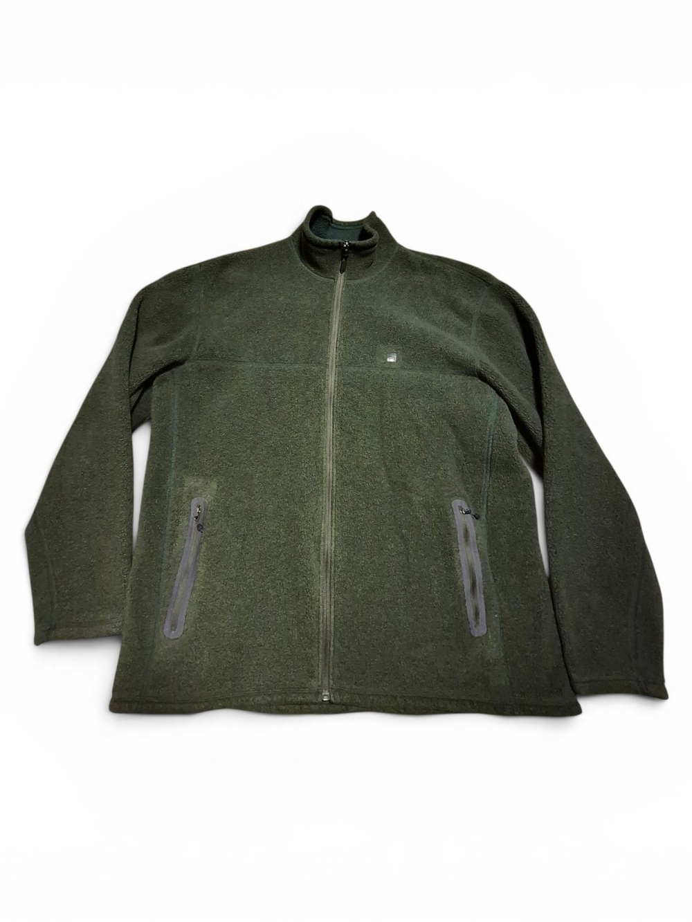 MEC Ember Green Full-Zip Fleece Jacket Mens XXL